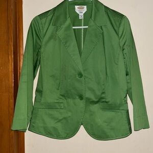 Talbots Classic Green Blazer
